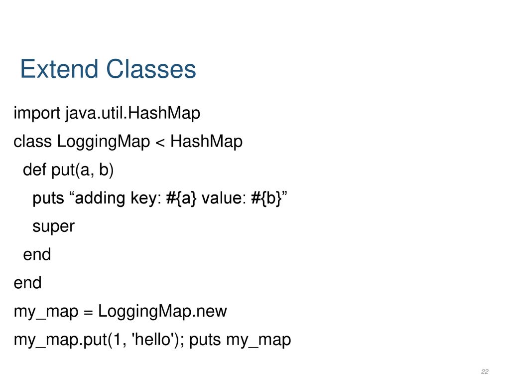 Scripting java with jruby ppt download